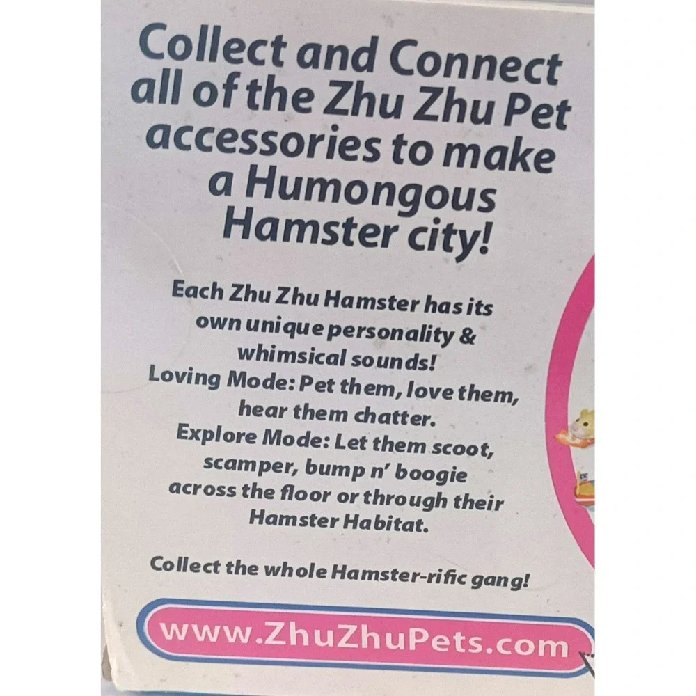 Zhu Zhu Pets Mr Squiggles Tan Hamster 2008 Cepia Toy 86651 New Sealed NIB